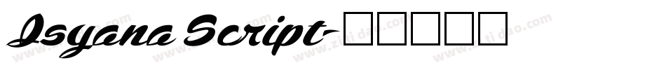 Isyana Script字体转换